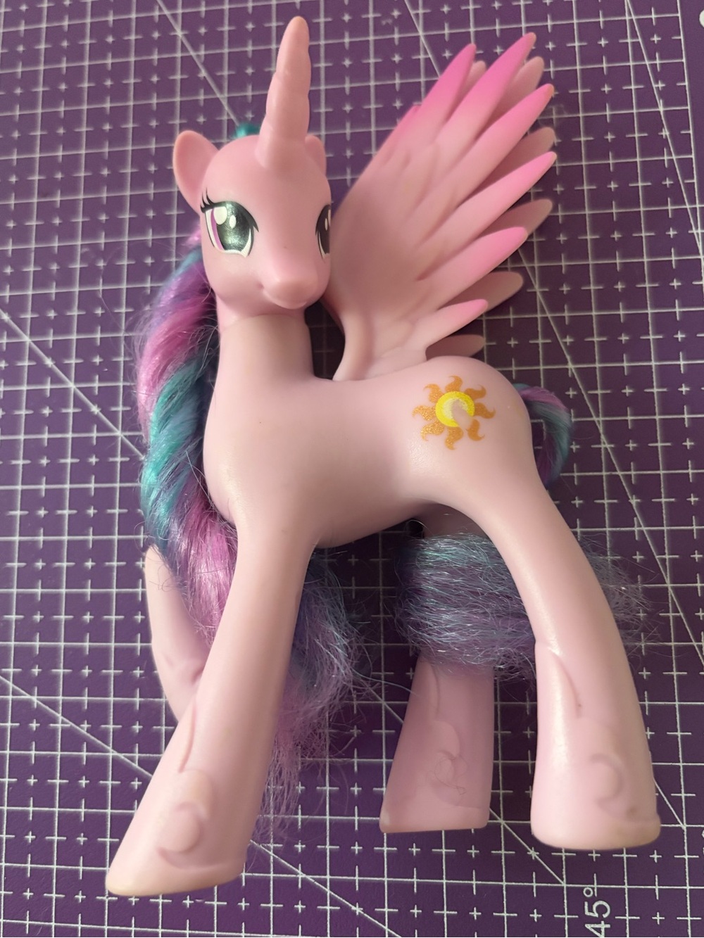 *FLAWED* Pink Princess Celestia My Little Pony G4 Brushable